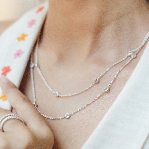 Double layer necklace